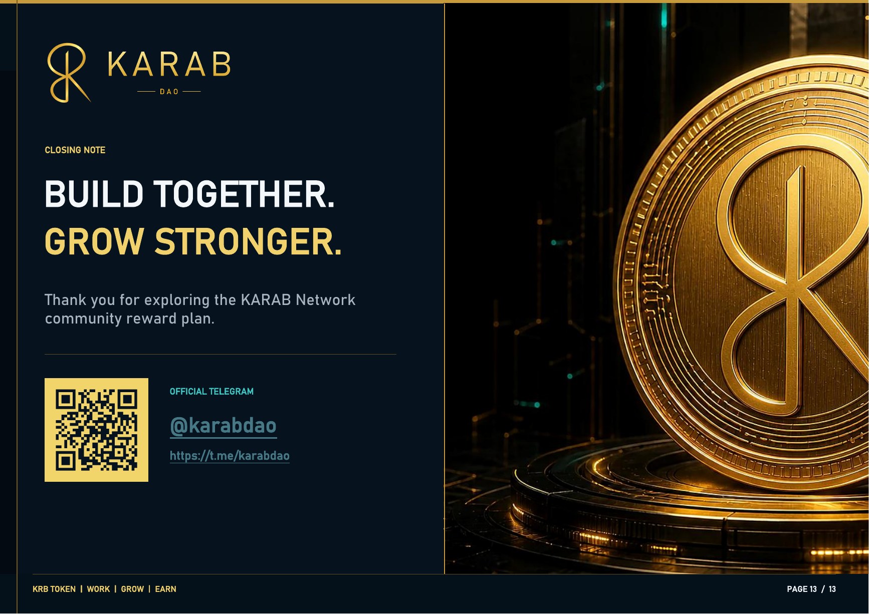 KARAB Community Reward Plan - page 13 of 13
